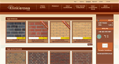 Desktop Screenshot of cegla-klinkierowa.pl