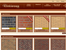 Tablet Screenshot of cegla-klinkierowa.pl